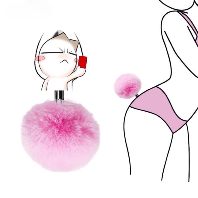 Đuôi Thỏ Bunny Bông Xù Mềm Mại Cosplay Chụp Hình Cho Bạn Gái | BigBuy360 - bigbuy360.vn