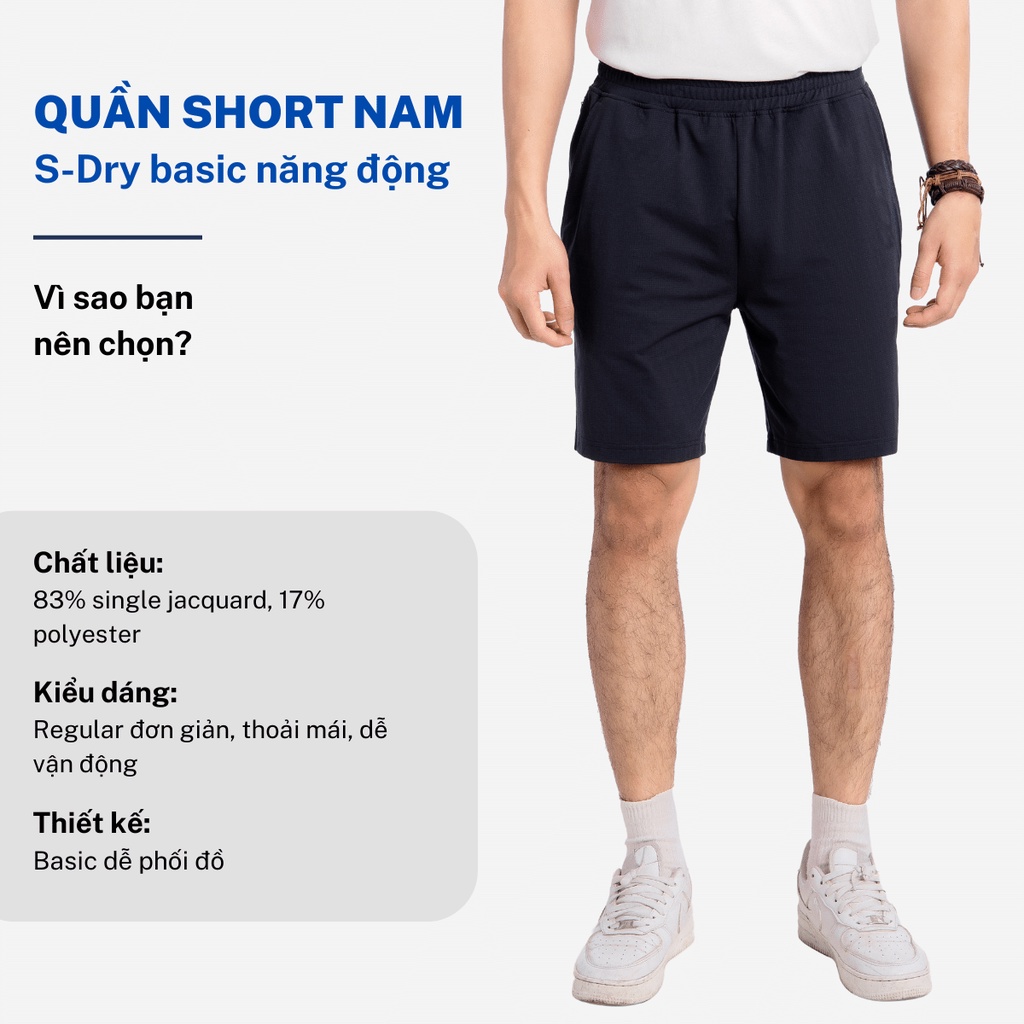 Quần đùi short thun ngắn nam CIZA phong cách thể thao dáng rộng cao cấp trẻ trung size S M L XL QSTR37