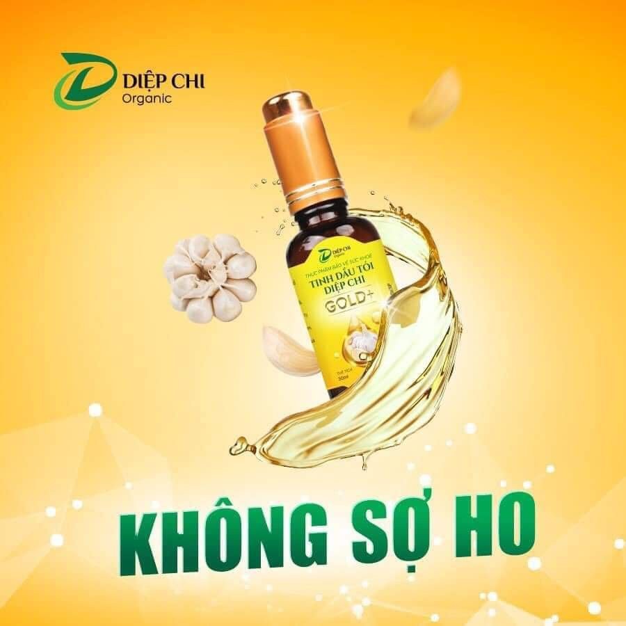 ✔️️️(tặng quà xinh) Dầu Tỏi Diệp Chi Gold+ Hỗ trợ Tăng Sức Đề Kháng, giảm triệu chứng Cảm Cúm