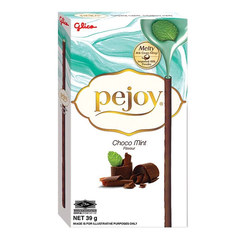 Bánh Que Pejoy Nhân Kem Choco Mint 39G - Nguyên liệu thượng hạng Tây Phi