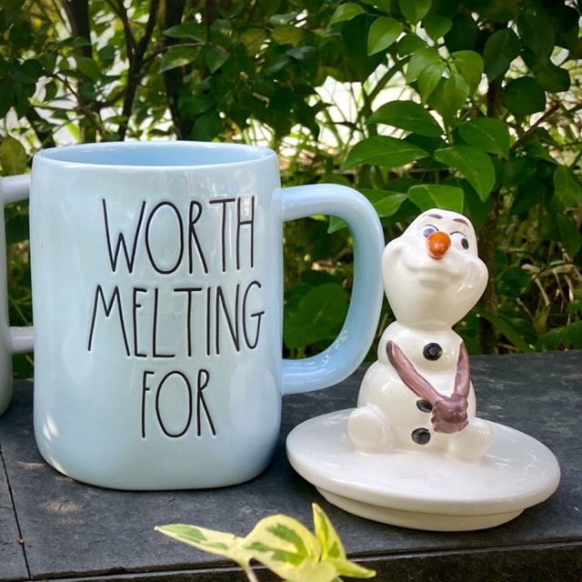 Cốc cafe Olaf người tuyết hoạt hình có dung tích lớn