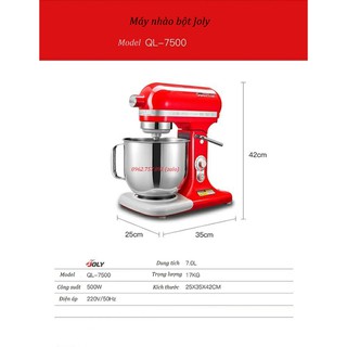 Máy nhào bột đánh trứng joly ql-7500