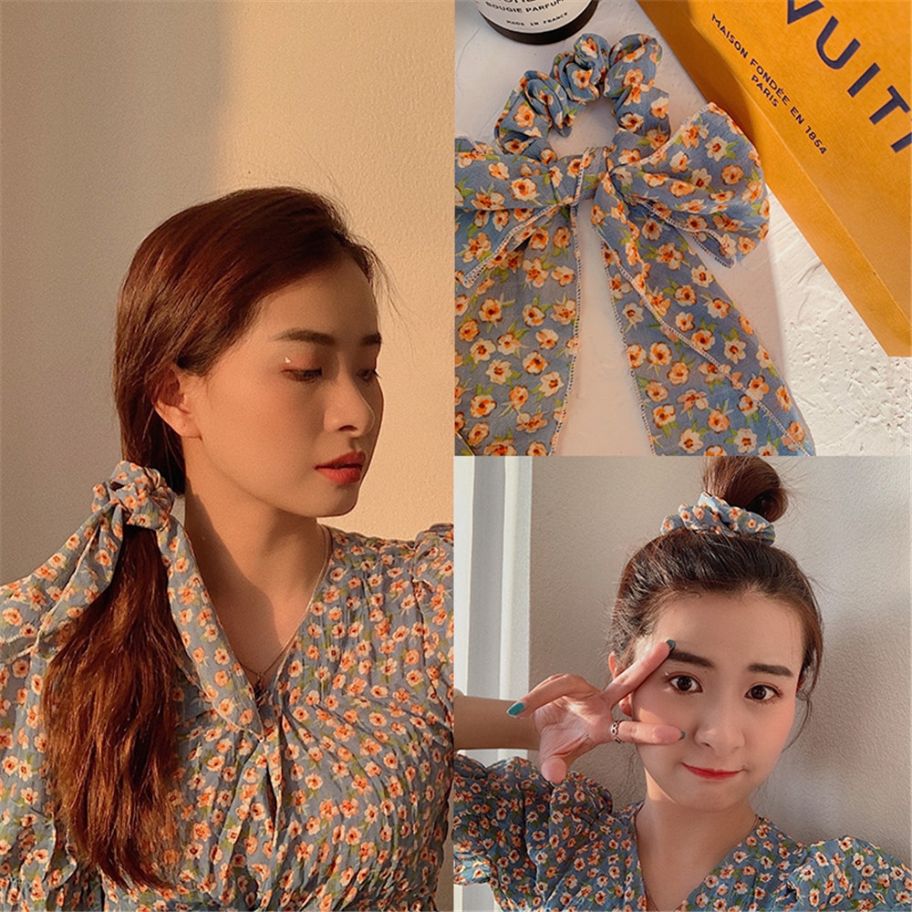 Băng Đô Vải Họa Tiết Hoa Xinh Xắn Cho Nữ