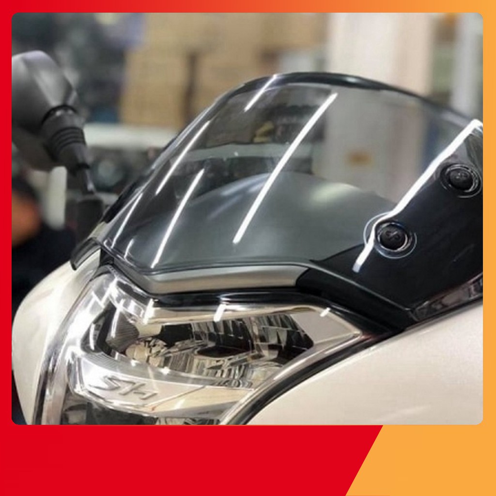 [XẢ KHO] Mão chắn gió, ốp đầu, kính chắn gió SH 150 125i đời 2017 nhựa ABS ĐEN BÓNG