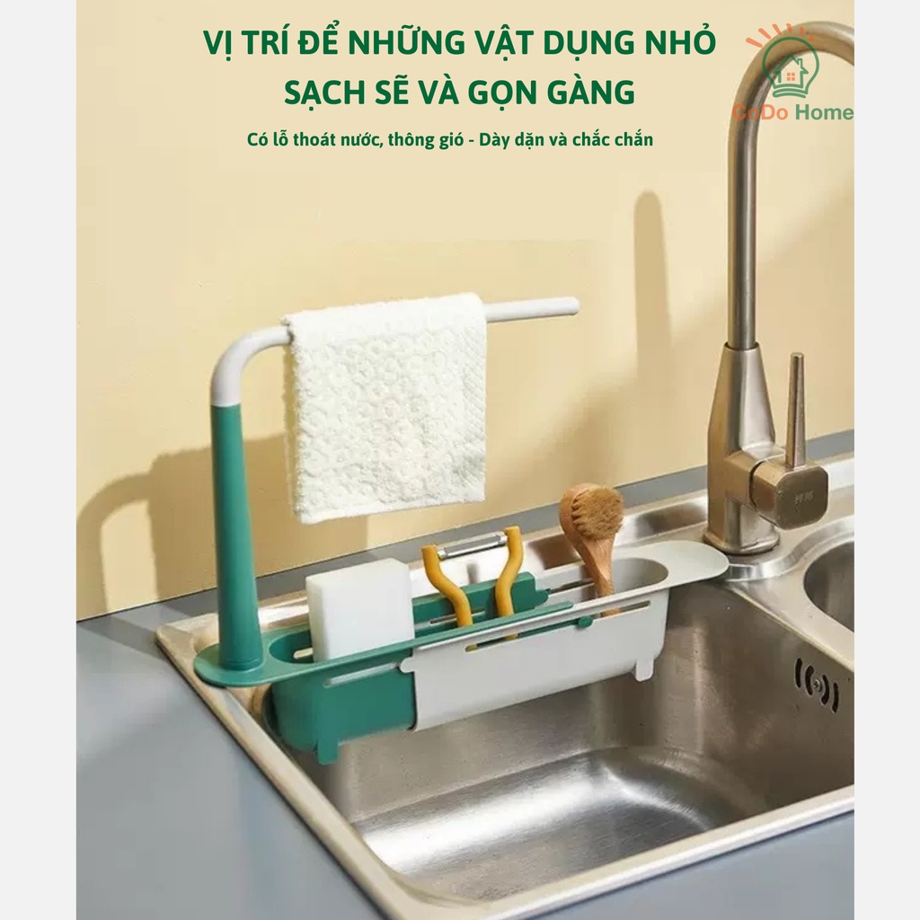Kệ Để Đồ Rửa Chén 3in1, Kệ Để Đồ Rửa Bát Tiện Lợi