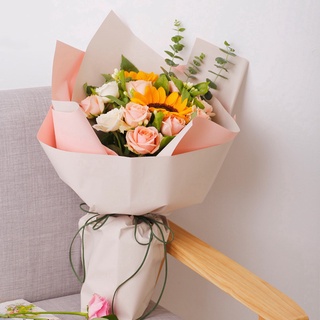 Giấy gói hoa màu ( 2 mặt 2 màu )