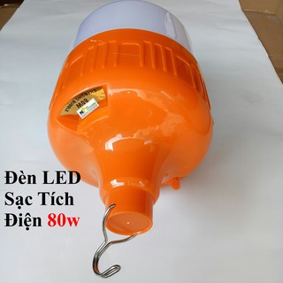 Bóng Đèn LED Tích Điện 80w (Đèn LED Sạc Tích Điện) - Hàng Chất Lượng