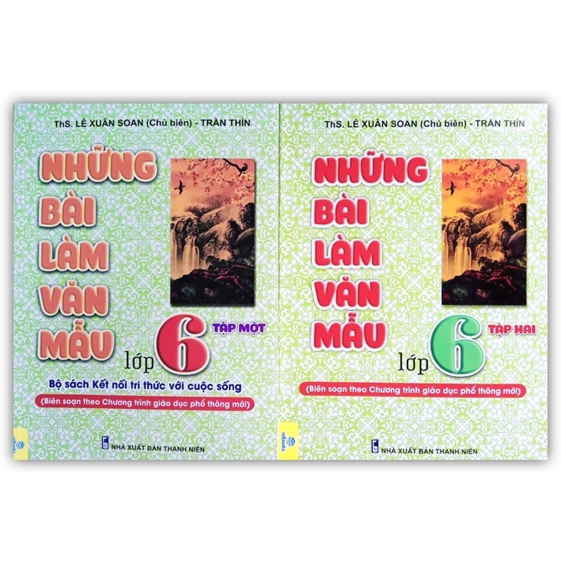 Sách - (Combo 2 tập) Những Bài Làm Văn Mẫu Lớp 6 - Kết Nối Tri Thức Với Cuộc Sống