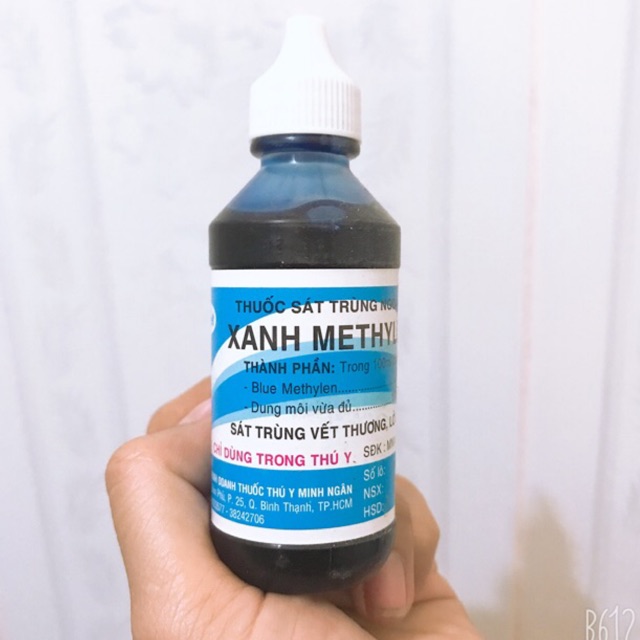 Sát Trùng Ngoài Da Xanh Methylen 60 mL