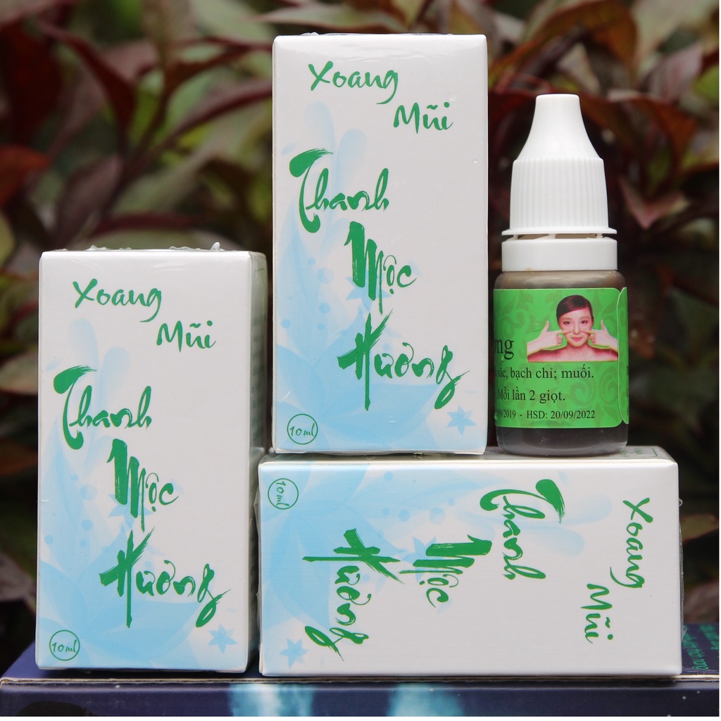 Dung dịch nhỏ mũi xoang Thanh Mộc Hương , chiết xuất thảo dược