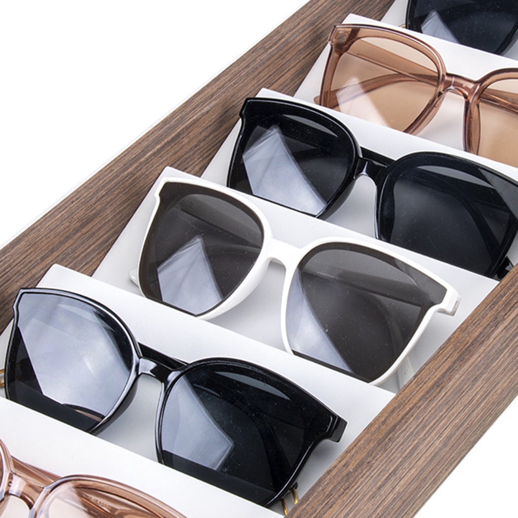 Hộp Đựng Mắt Kính 7 Ngăn Bằng Gỗ