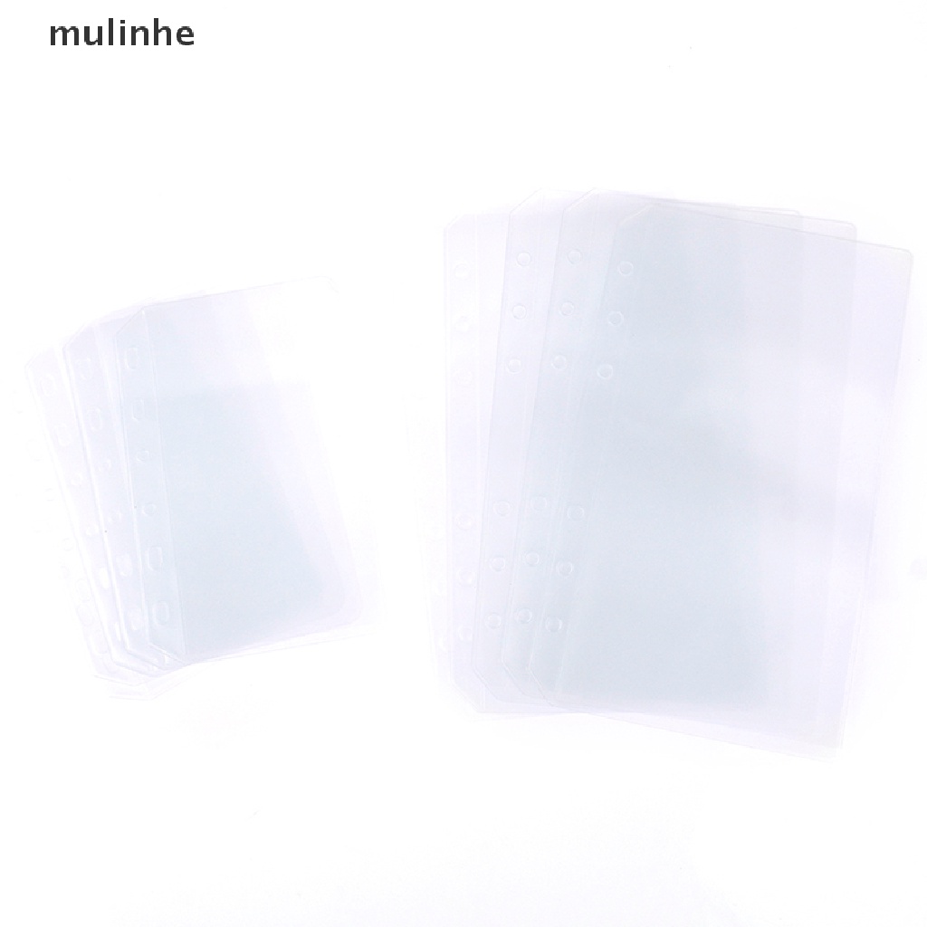 Set 5 Túi Đựng Tài Liệu Khổ A5 A6 A7 Trong Suốt Tiện Dụng