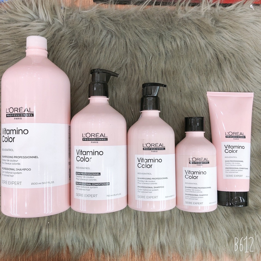 Dầu gội xả dành cho tóc màu Vitamino Color Loreal