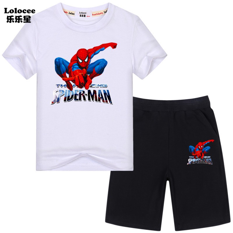 MARVEL Set Đồ 2 Chi Tiết Siêu Anh Hùng Cá Tính Cho Bé Trai