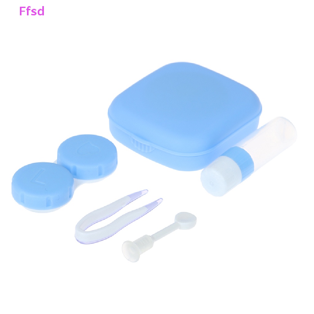 {Ffsd} Hộp Đựng Kính Áp Tròng Mini Bỏ Túi Có Gương Trang Điểm Làm Đẹp * Bán Chạy