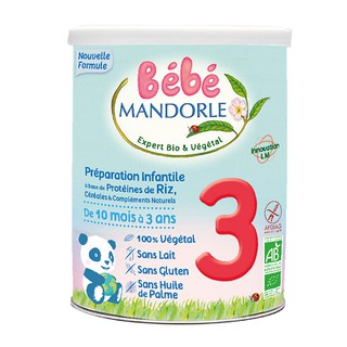 Sữa hạt hữu cơ Bebe Mandorle 800g dành cho bé từ 10 tháng đến 3 tuổi