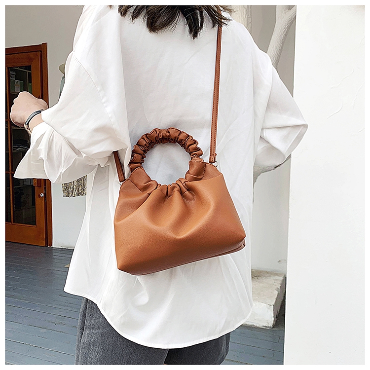 Túi Xách JASMIN NOIR Da PU Mềm Quai Hình Đám Mây Màu Sắc Cổ Điển Cho Nữ