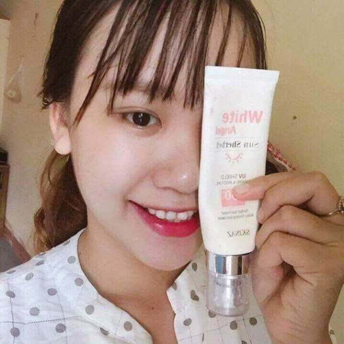 Kem Chống Nắng White Angel Sun Sherbet Skinaz Hàn Quốc - SPF 50 +, PA +++