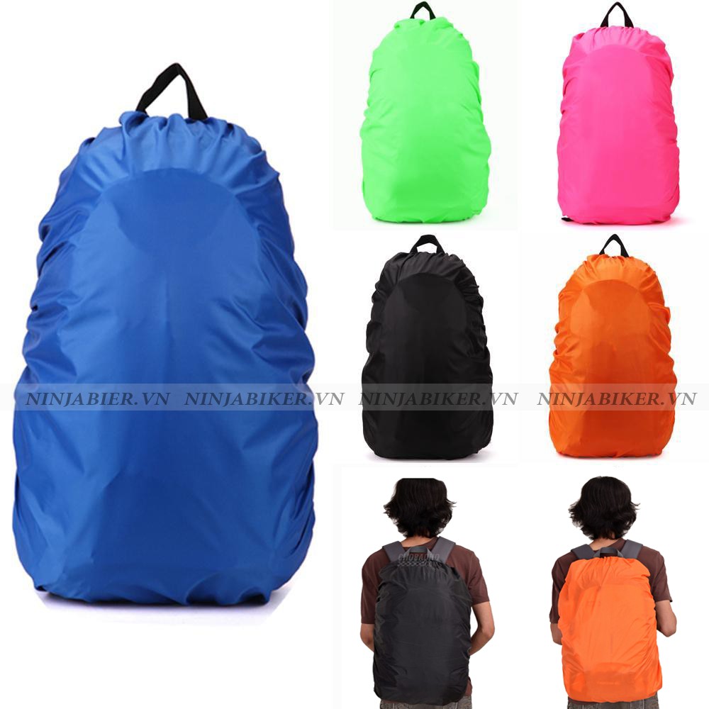 Bọc Balo đi mưa 35-55L - Vải dày dặn chống thấm cực tốt