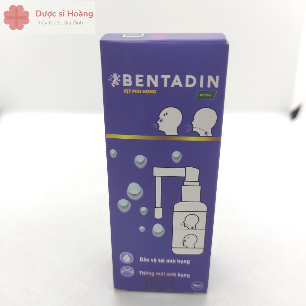 Xịt Mũi Họng Bentadin lọ 30ml