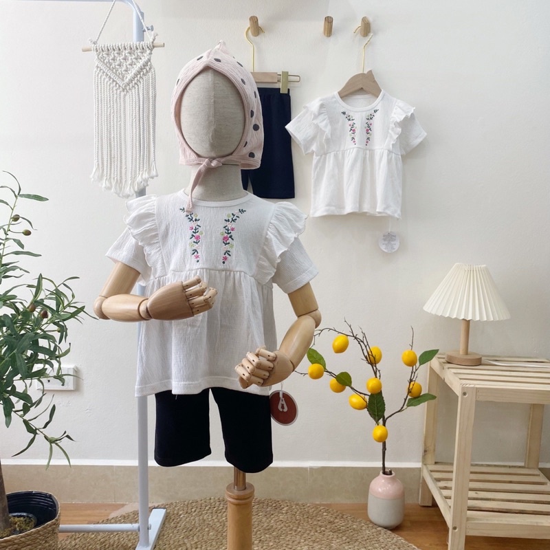 Set áo váy- legging bé gái Beboong siêu đẹp