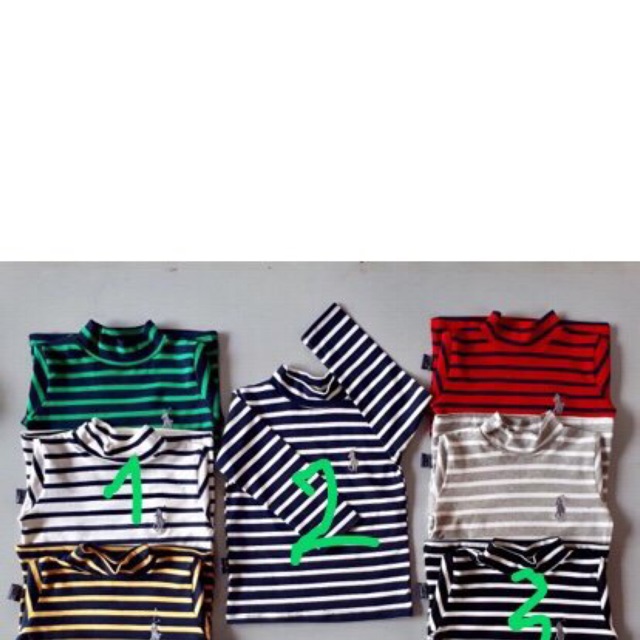 Áo thun kẻ ngang cổ 3F