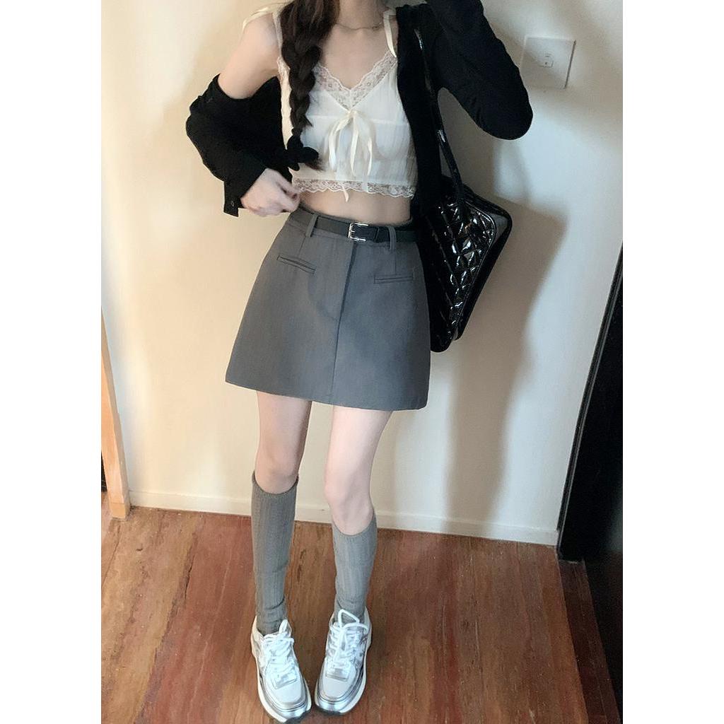 Chân Váy Chữ a Cạp Cao Phong Cách Mỹ Kiểu Mới 64500