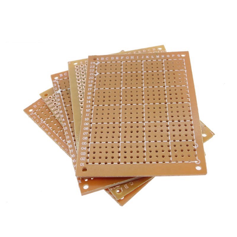 Phíp Đồng Lỗ - Bảng Mạch Đục Lỗ Sẵn PCB Nâu Kích Thước 5x7MM