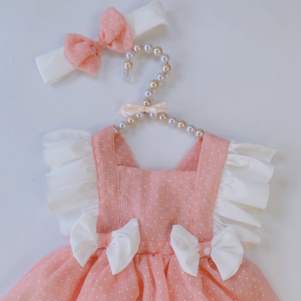 Body bé gái hoạ tiết nơ chấm bi [𝑻𝑨̣̆𝑵𝑮 𝑲𝑬̀𝑴 𝑻𝑼𝑹𝑩𝑨𝑵] SU SHOP-mặc sinh Nhật- thôi nôi quà tặng