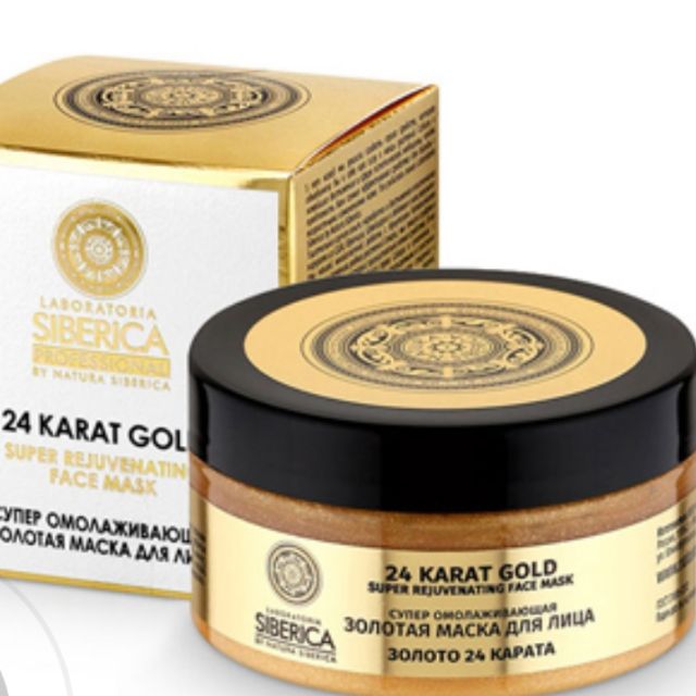 MẶT NẠ VÀNG 24K--NATURA SIBERIA SUPER GOLD - NGA NK