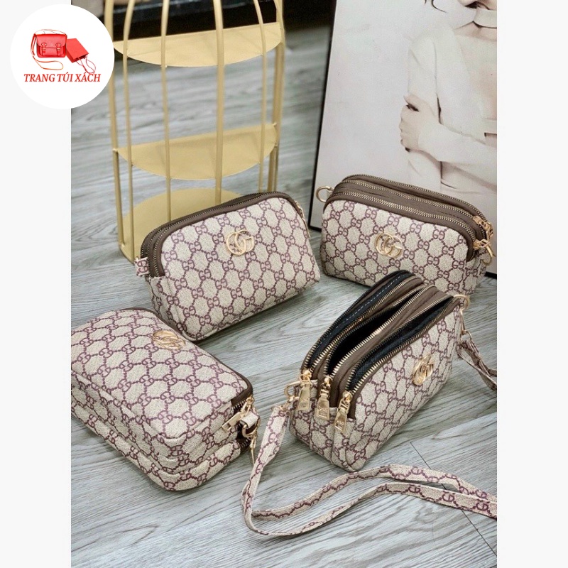 Túi Xách Nữ Đeo Chéo Giá Rẻ 3 Ngăn Tiện Lợi Thời Trang Cá Tính TTX67