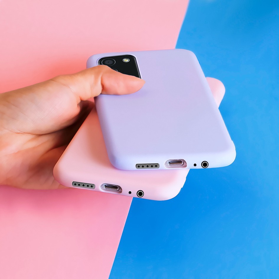 Ốp Lưng Màu Trơn Dễ Thương Đơn Giản Cho Samsung Galaxy A02S Sm-A025F / Ds Sm-A025G / Ds A025 A 02s