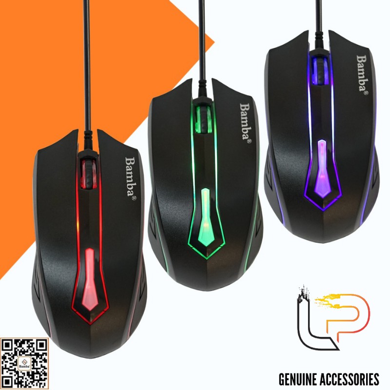 CHUỘT QUANG LED BAMBA B04 - MOUSE BAMBA B04 CHUYÊN GAME LED