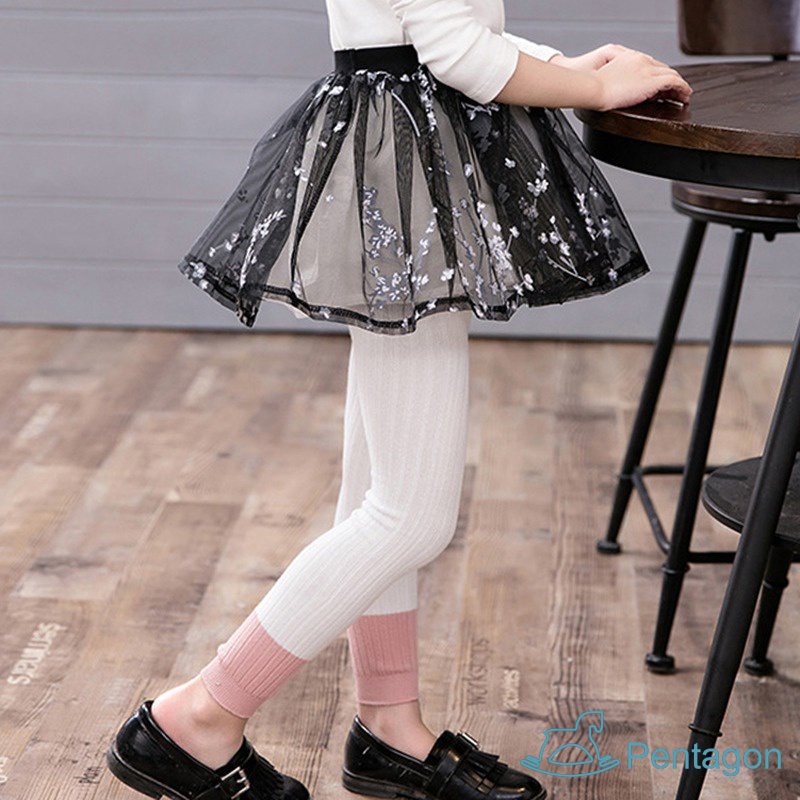 Quần Legging Dệt Kim Thoải Mái Hợp Thời Trang Cho Bé Gái