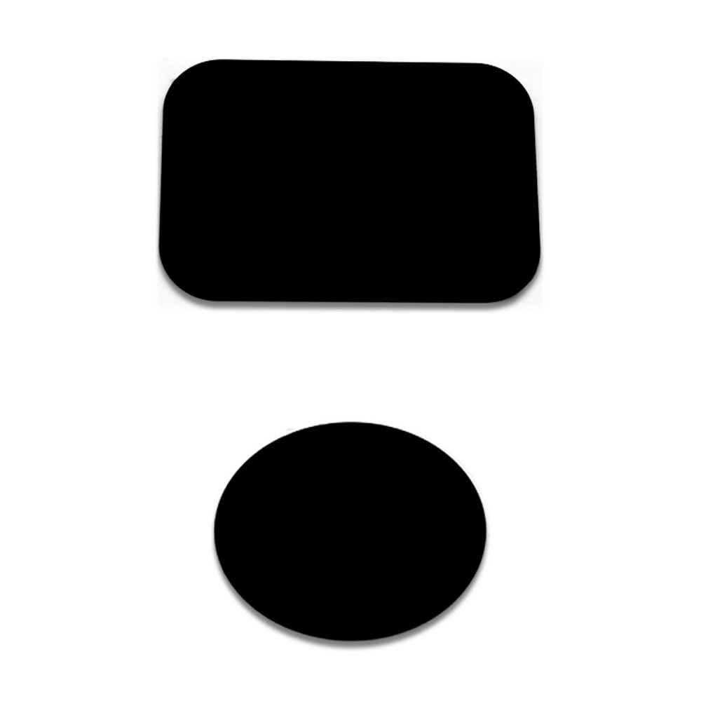 1 Pair Metal Plate Universal Replacement Self Adhesive for Magnetic Magnetism Car Phone Holder Stand Mount Bracket ELEN