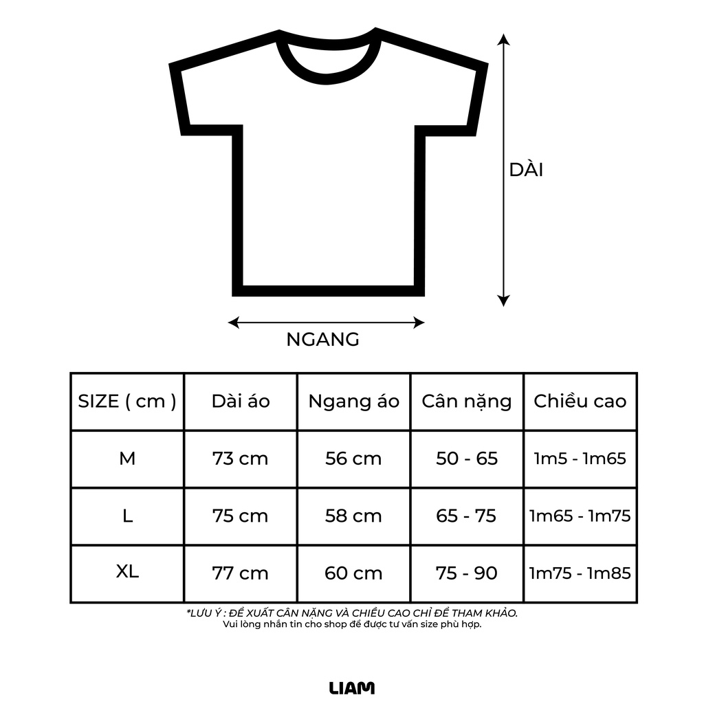 ÁO THUN TRƠN 100% COTTON DÀY 250GSM - liamstudio