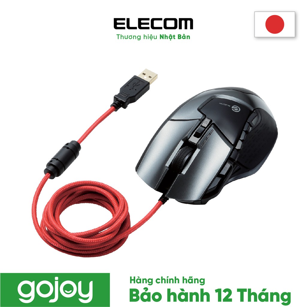 Chuột Ganing 16.000 dpi 13 nút ELECOM M-G02UR chính hãng - Bảo hành 12 tháng