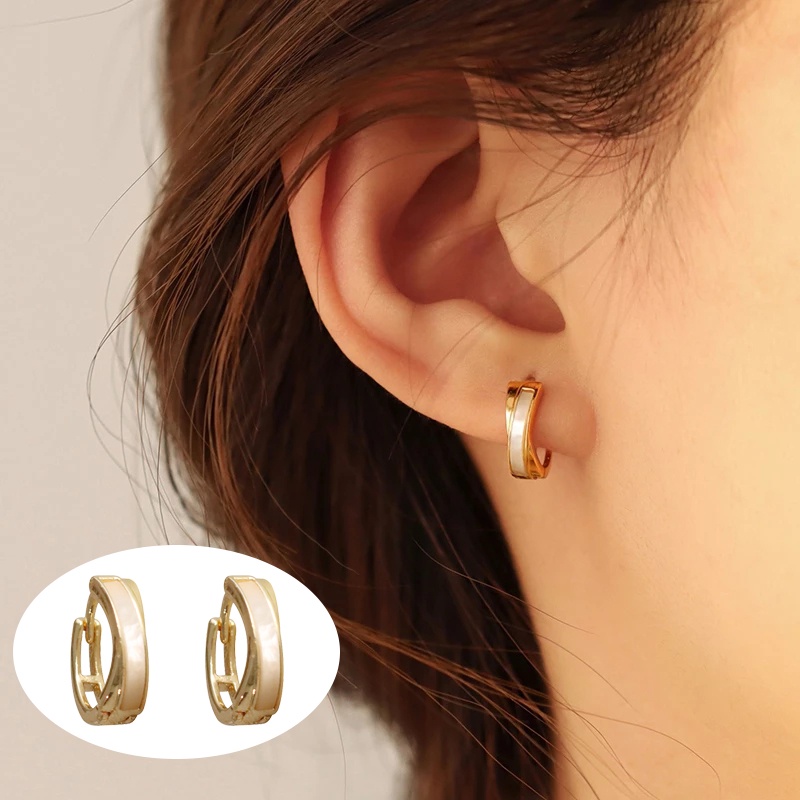 Bông Tai Hình Vỏ Sò Thời Trang Vintage Cho Nữ