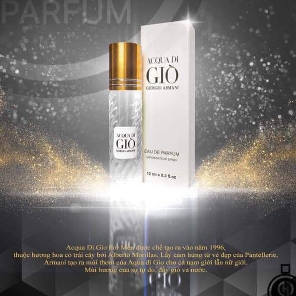 ACQUA DI GIÒ Tinh Dầu Nước Hoa Pháp HPARFUM 12ML - Mùi Nam | BigBuy360 - bigbuy360.vn