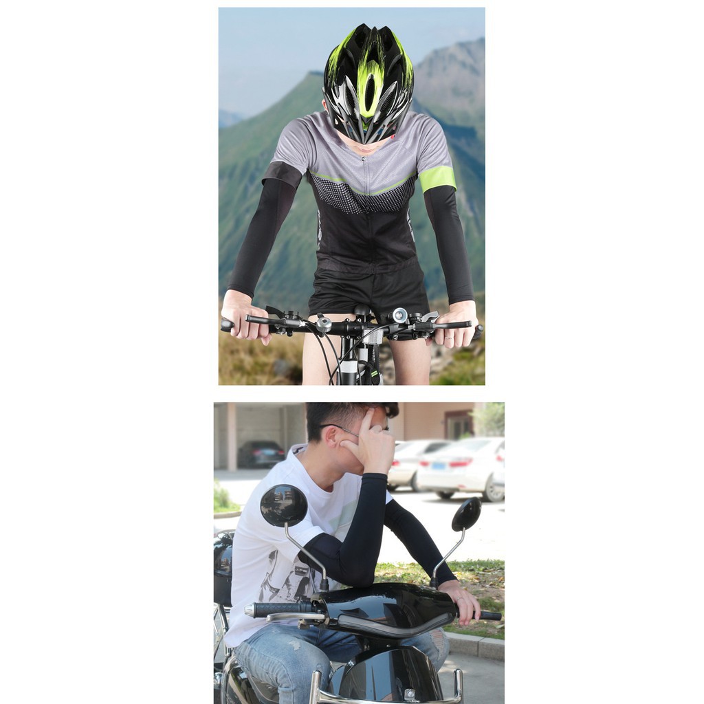 Globetrotter 1 ROCKBROS Cánh Tay Tay Xe Đạp Tay Đi Chạy UV Chống Nắng Ngoài Trời Nylon Aarm Tay Xe Đạp Tay