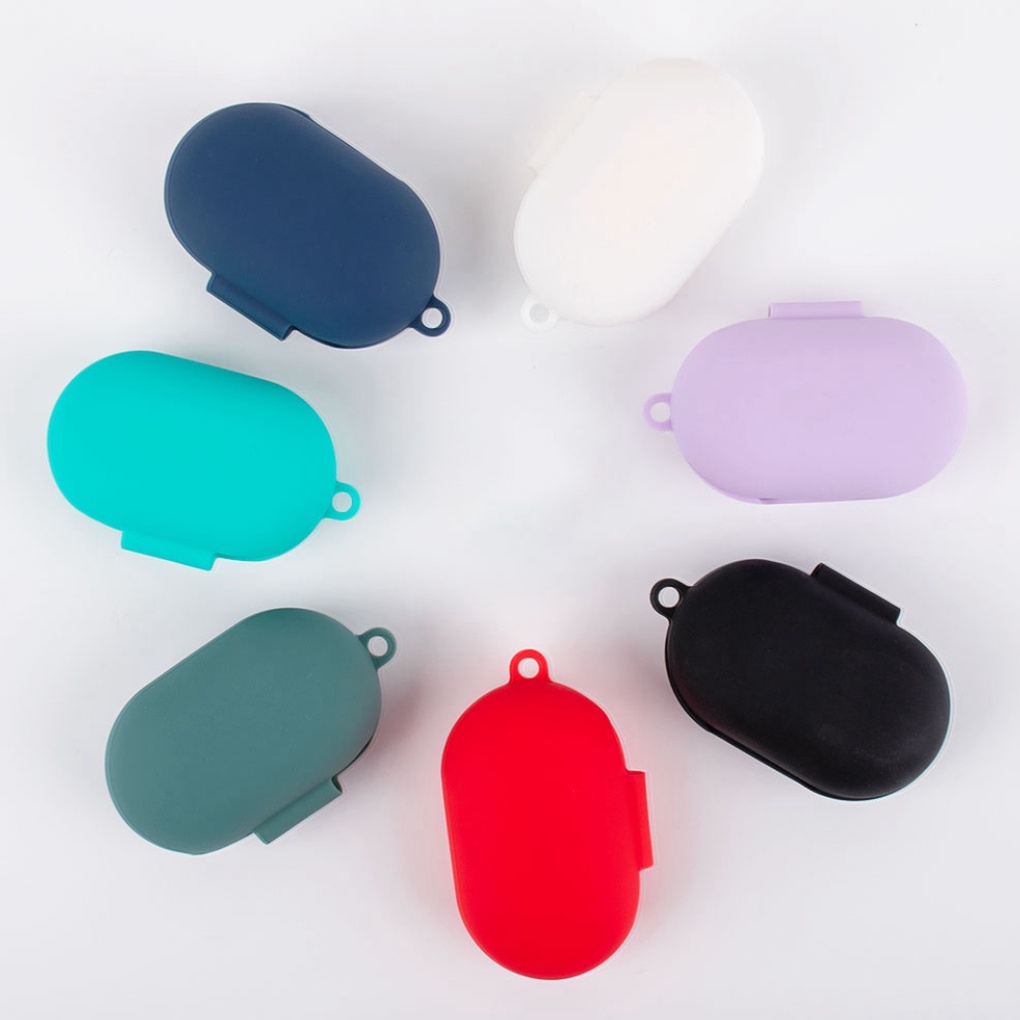 Vỏ Bảo Vệ Hộp Sạc Tai nghe không dây OPPO Enco Air Lite Bằng Silicon Thân Thiện Với Da Chống Thất Lạc Kèm Móc