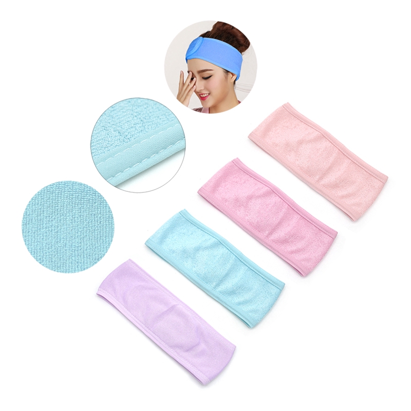 Băng đô cài đầu cố định tóc rửa mặt tiện lợi cho nữ