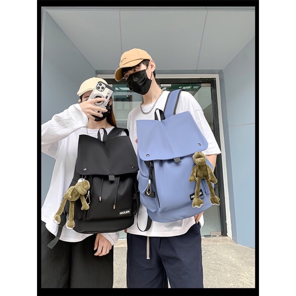 Cặp đi học nam nữ Ulzzang basic thời trang, balo túi sách đựng laptop phong cách Unisex Hàn Quốc cho học sinh, sinh viên