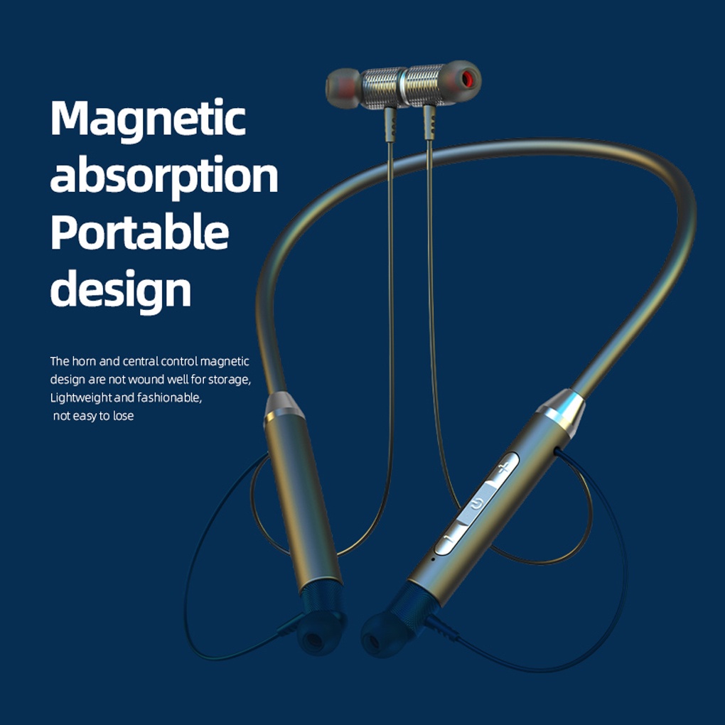 Headsets Bluetooth-compatible Noise Canceling Earphones Waterproof Music Player with Microphone Earbuds ElectronicsELEN