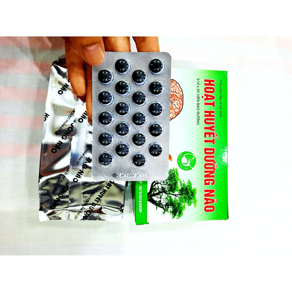 Hoat Huyết Dưỡng Não - Đại Uy (Hộp 5 vỉ x 20 Viên) | BigBuy360 - bigbuy360.vn