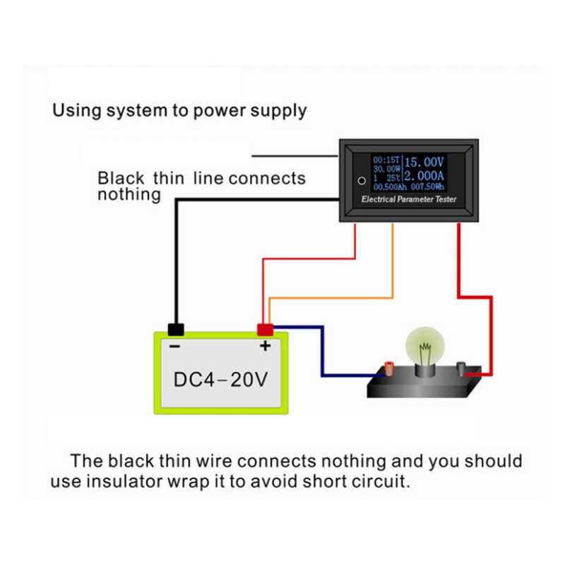 Thiết Bị Đo Dòng Điện Đa Năng 33V / 3A Màn Hình OLED Tiện Dụng