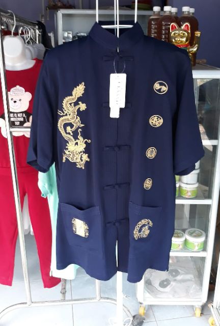 Áo Kiểu Tàu Nam size M đến XXL: CL siêu lụa loại 1