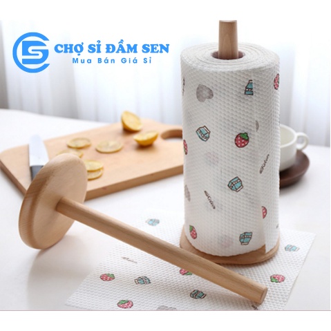 Cọc gỗ cắm cuộn giấy, khăn giấy bếp tạo không gian sống gọn gàng, ngăn nắp hơn G371-CocgoKC