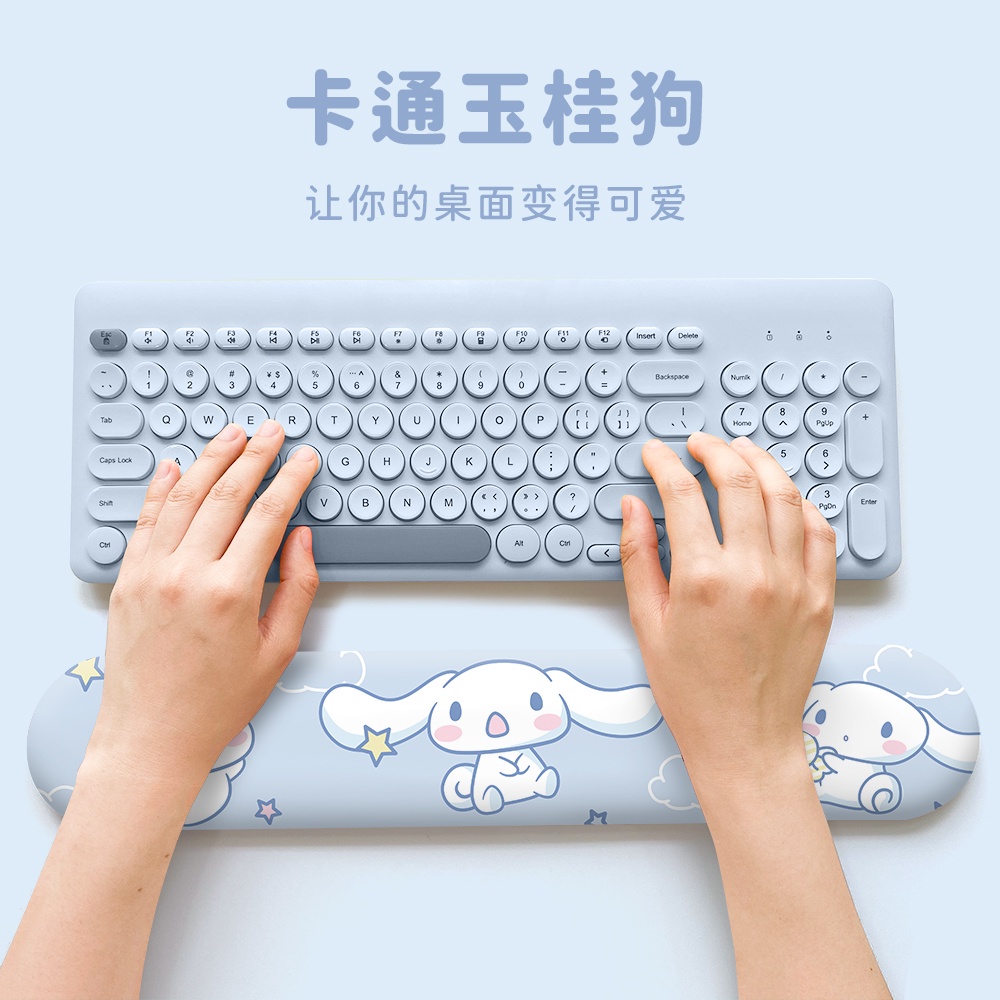 SET MIẾNG LÓT CHUỘT, PAD CHUỘT + MIẾNG KÊ TAY GAMING CINNAMOROLL 2449