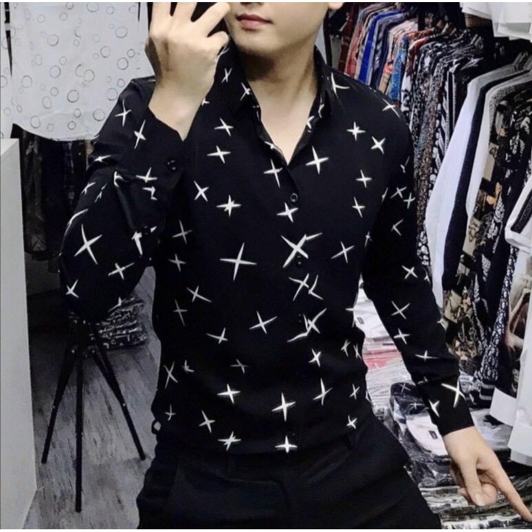 [SIÊU PHẨM]💥Áo sơ mi nam dài tay ❤️FREESHIP❤️ áo sơ mi kiểu hàn quốc họa tiết đẹp chất lụa thời trang cao cấp | BigBuy360 - bigbuy360.vn